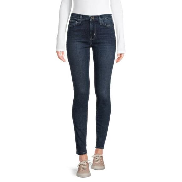 Hudson Jeans Blair High Rise Super Skinny Dark Wash Size 30 - Picture 1 of 9